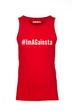 Load image into Gallery viewer, Mens Tank ImAGainsta Red
