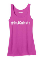 Load image into Gallery viewer, Womens Tank ImAGainsta Pink Rasberry
